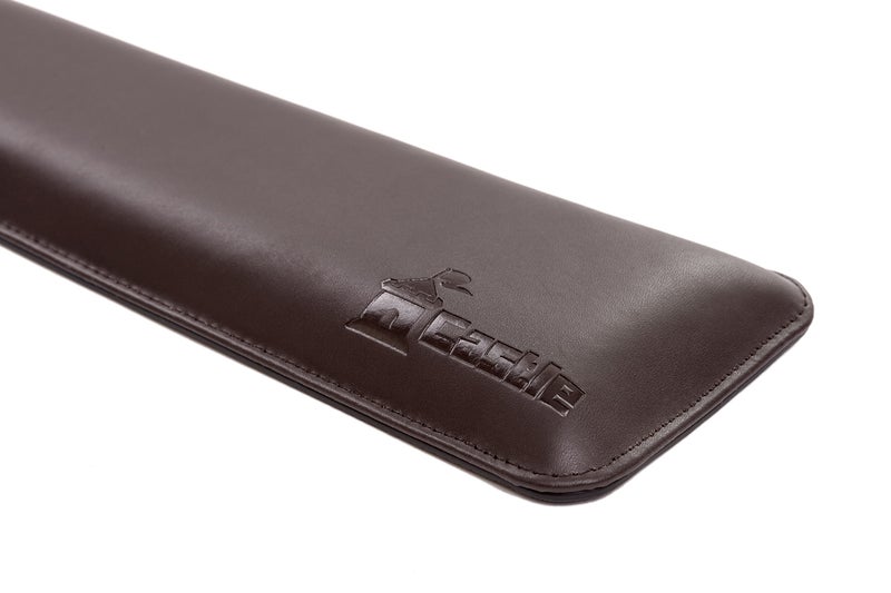 Castle Bailey Full Size by Castle - Leather Ergonomic Computer Wrist Rest Pad for Keyboards with Around 104 Keys - Firm Keyboard Wrist Support for Typists, Gaming, and Heavy Office Use (Woodland, Full Size) - Image 4